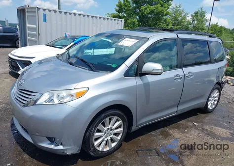 2014 Toyota Sienna Limited 7 Passenger из США, поврежденный, VIN 5TDDK3DC7ES072304